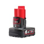 Аккумулятор Milwaukee Redlithium M12 12В, 6А·час, 0.4кг