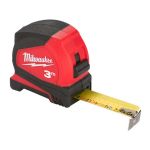 Рулетка Milwaukee Pro Compact, 3мх16мм, с фиксатором сматывания, АБС-пластик