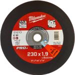 Диск отрезной Milwaukee по металлу PRO+, 230х1.9х22.2мм