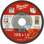 Диск отрезной Milwaukee по металлу PRO+, 125х1х22.2мм