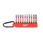 Биты Milwaukee Shockwave Carabiner, набор 10шт, сталь