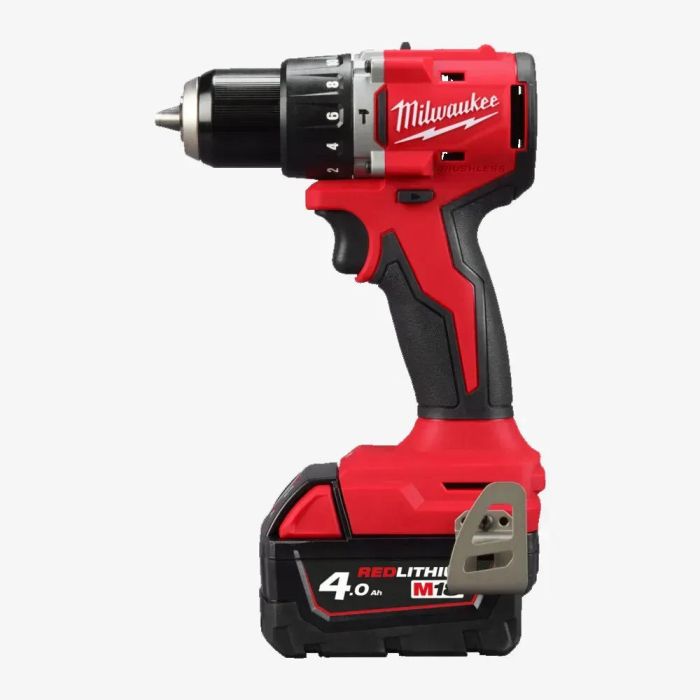 Шурупокрут-дриль акумуляторний Milwaukee М18 BLPDRC-422С 18В 1х2А·год 1х4А·год 60Нм 500·1700об/хв ЗП M12-18C кейс 1.5кг