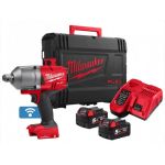 Гайковерт ударный аккумуляторный Milwaukee M18 ONEFHIWF34-502X 18В АКБ 2х5А·час 0-1800об·мин 2034Нм 3/4" ЗП M12-18FC кейс 3.5кг