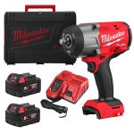 Гайковерт ударный аккумуляторный Milwaukee M18 FHIW2F12-502X 18В АКБ 2х5А·час 0-2000об·мин 2034Нм 1/2" ЗП M12-18FC кейс 3.4кг