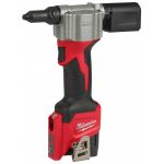 Заклепочник аккумуляторный Milwaukee M12 BPRT-201X 12В АКБ 1x2А·час ЗП C12C 2.4мм 3.2мм 4.0мм 4.8мм 2.1кг кейс