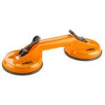 Присоска вакуумная Neo Tools, двойная, пластиковый корпус, диаметр 120мм, 80кг