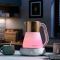 Электрочайник Russell Hobbs Calm, 1.7л, стекло, музыка, подсветка, сенсор, бело-медный