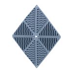 Підставка під гаряче Ardesto Gemini, 16.5х16.5х1.7см, силікон, синій