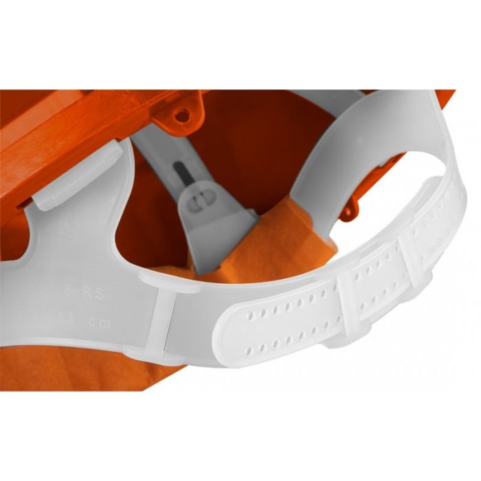 Каска защитная Neo Tools, пластик полипропилен HDPE, пряжка для регулировки, оранжевый