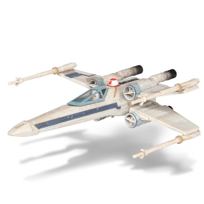 Ігрова колекційна фігурка Star Wars Medium Vehicle Транспорт та фігурка X-Wing (Blue 1) + Antoc Merric & R2-R9 12.5см