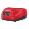 Набор аккумулятора и зарядного устройства Milwaukee NRG-302 12В 2х3Ач Redlithium M12, ЗП С12C