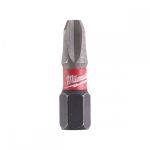 Биты Milwaukee Shockwave, набор 2шт, PH3х25мм
