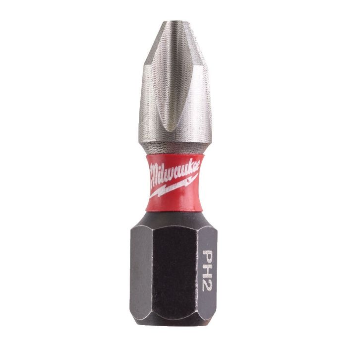 Биты Milwaukee Shockwave, набор 2шт, PH2х25мм