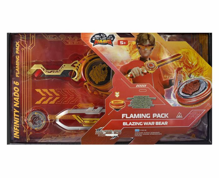 Волчок Infinity Nado VI Flaming Pack Пылающий Боевой Медведь (Blazing War Bear)