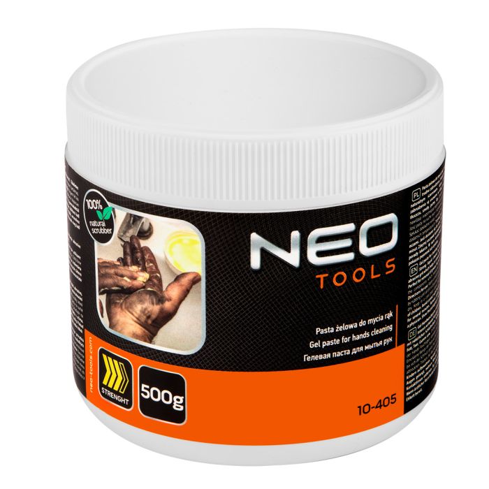 Гель-паста для мытья рук Neo Tools, 500г, абразивная, нейтральный рН, желтый цвет