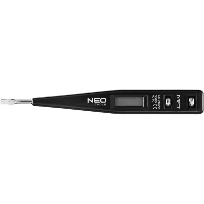 Детектор напряжения Neo Tools, 12-250В, ЖК-дисплей