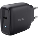 Зарядний пристрій мережевий Trust Maxo 45Вт, USB-C PD, чорний