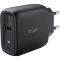 Зарядное устройство сетевое Trust Maxo 45Вт, USB-C PD, черный