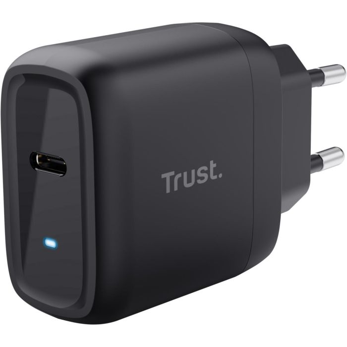 Зарядное устройство сетевое Trust Maxo 45Вт, USB-C PD, черный