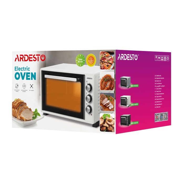 Піч електрична ARDESTO, 40л, 1300Вт, механіч., сірий