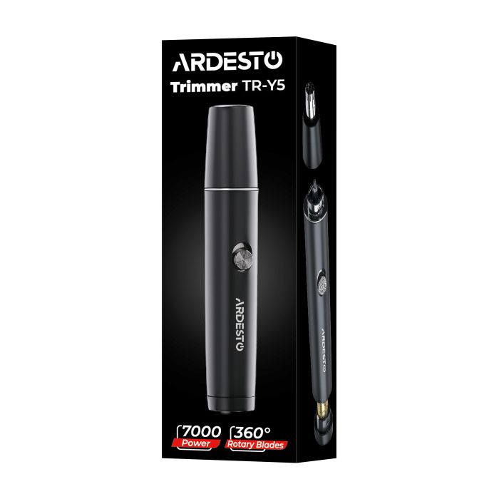 Тример Ardesto , для носа і вух, 1хААА, сталь, чорний ARDESTO TR-Y5