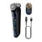 Бритва електр. Philips Series i9000 Prestige SkinIQ роторная,  бритв.головок-3, Li-Ion, сух.+влажн., индикат. заряда, тверд. чехол, синий