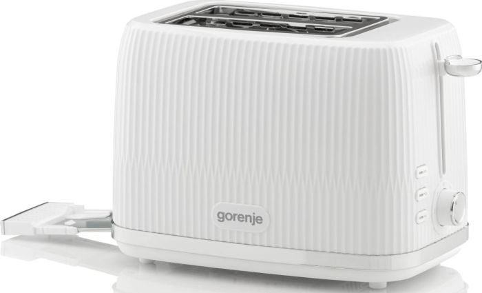 Тостер Gorenje 850Вт, металл/пластик, белый