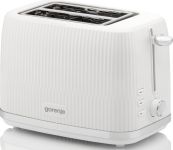 Тостер Gorenje, 850Вт, пластик/метал, білий