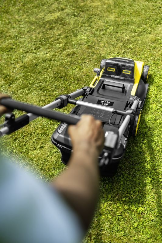 Газонокосарка акумуляторна Karcher LMO 5-18 Dual 18В 41см 25-70мм без АКБ та ЗП