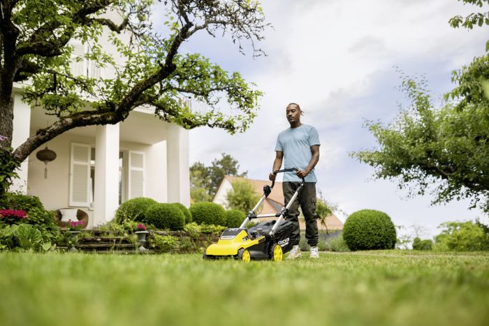 Газонокосарка акумуляторна Karcher LMO 5-18 Dual 18В 41см 25-70мм без АКБ та ЗП