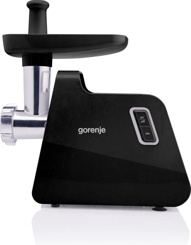 Мясорубка Gorenje, 1700Вт, 2.3кг/мин, 2 решетки, пластик/металл, черный
