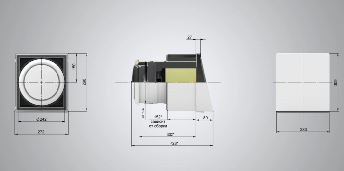 Рекуператор Ventoxx Harmony Slim Line 0.5м пульт дистанционного управления LED-индикация компенсационный короб