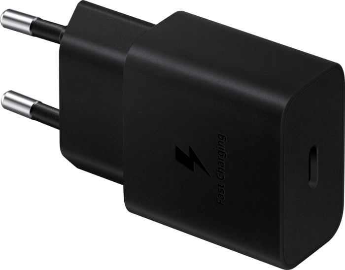 Зарядное устройство сетевое Samsung 15Вт USB-С, черный