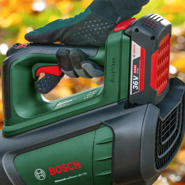 Воздуховод садовый аккумуляторный Bosch AdvancedLeafBlower 36V-750 200км/ч 2.8кг без АКБ и ЗП