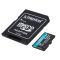 Карта пам'яті Kingston microSD  512GB C10 UHS-I U3 A2 V30 R200/W160MB/s + SD