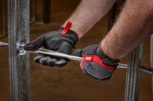 Перчатки рабочие Milwaukee, Armortex, Smartswipe, полиэстер/TPR/махровая ткань, р.11/XXL, черные