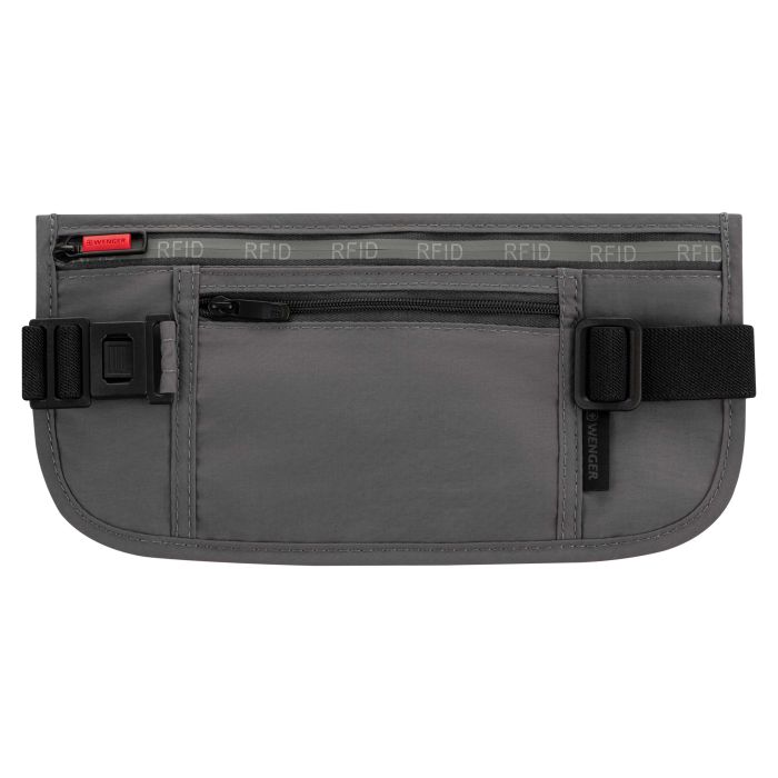 Сумка на пояс, Wenger waist belt with RFID pocket, серая