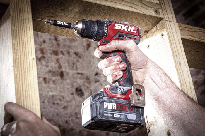 Шурупокрут-дриль акумуляторний SKIL 3065 CA Compact 20В безщітковий 1х2.5А·год 60Нм 500·1800об/хв 0.9кг