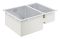 Мойка кухонная GroheK700U нерж. сталь, прямоуг., без крыла, 595х450х200мм, чаша - 2, врезная, нерж