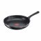 Сковорода з кришкою Tefal Day by Day, 28см, з кришкою, алюміній, бакеліт, скло, чорний