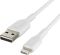 Кабель USB-A > Lightning заряджання/синхронізації Belkin 1м, 12Вт, PVC, білий
