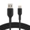 Кабель USB-A > USB-C зарядки/синхронизации Belkin 2м, Type-C, PVC, черный