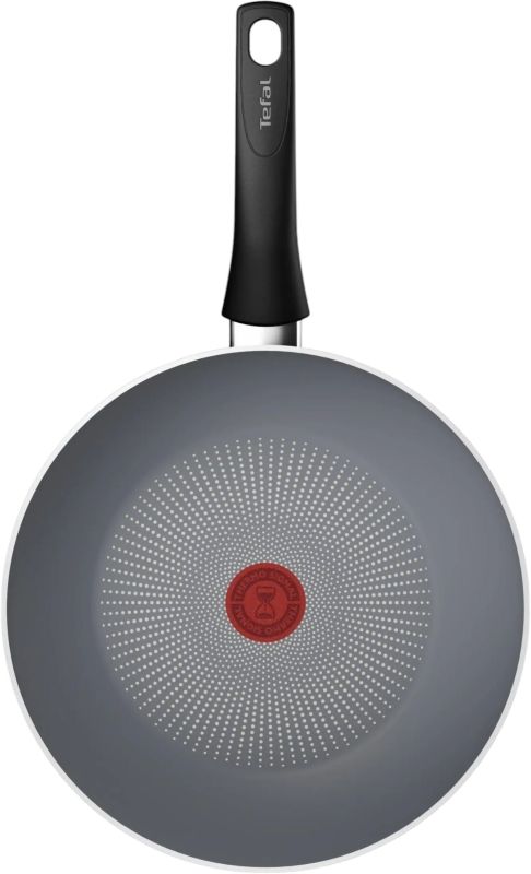 Сковорода ВОК Tefal Halo, 28см, алюминий, бакелит, серый