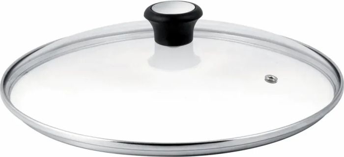 Сковорода з кришкою Tefal Day by Day, 20см, з кришкою, алюміній, бакеліт, скло, чорний