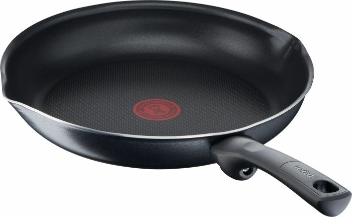 Сковорода з кришкою Tefal Day by Day, 20см, з кришкою, алюміній, бакеліт, скло, чорний