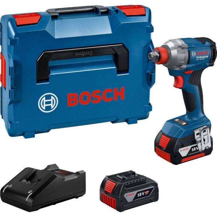 Гайковерт ударний Bosch Professional GDX 18V-285 18В 2x4А·год до 3600об/хв 285Нм квадрат 1/2" ЗП кейс 1.1кг
