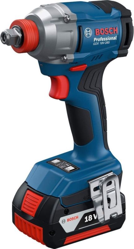 Гайковерт ударний Bosch Professional GDX 18V-285 18В 2x4А·год до 3600об/хв 285Нм квадрат 1/2" ЗП кейс 1.1кг