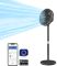 Вентилятор Philips напольный Series 3000, 40см, 48Вт, управление сматфоном, регулировка высоты, черный