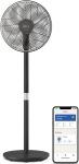 Вентилятор Philips напольный Series 3000, 40см, 48Вт, управление сматфоном, регулировка высоты, черный