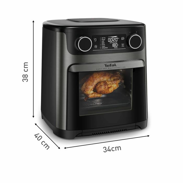 Мультипечь Tefal Easy Fry Multifunctional, 1800Вт, механ. управл., 9 программ, пластик, черный